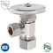 Thrifco Plumbing 5/8 Inch Comp x 1/4 Inch Comp Multi Turn Brass Angle Stop Valve 4405459 - alternate 1